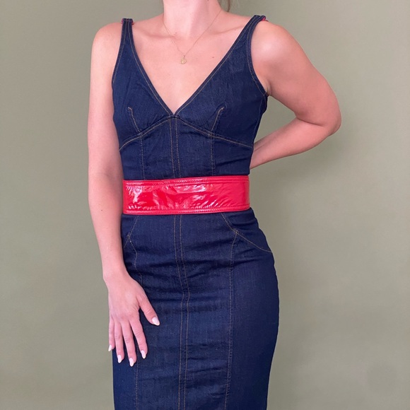 Dolce & Gabbana NWT Denim midi dress. Size XS - Picture 2 of 5